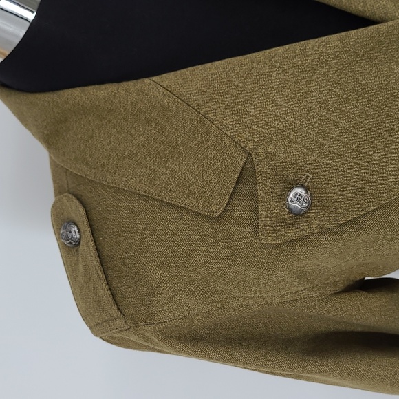 Nipon Studio Petite Military Inspired Cropped Jacket Women's sz. 2P - Picture 3 of 13